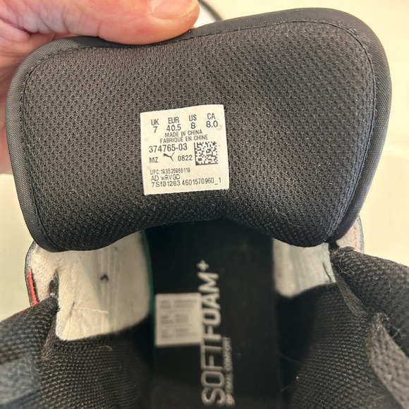 Barely worn Puma high tops size 8 - Picture 2 of 7